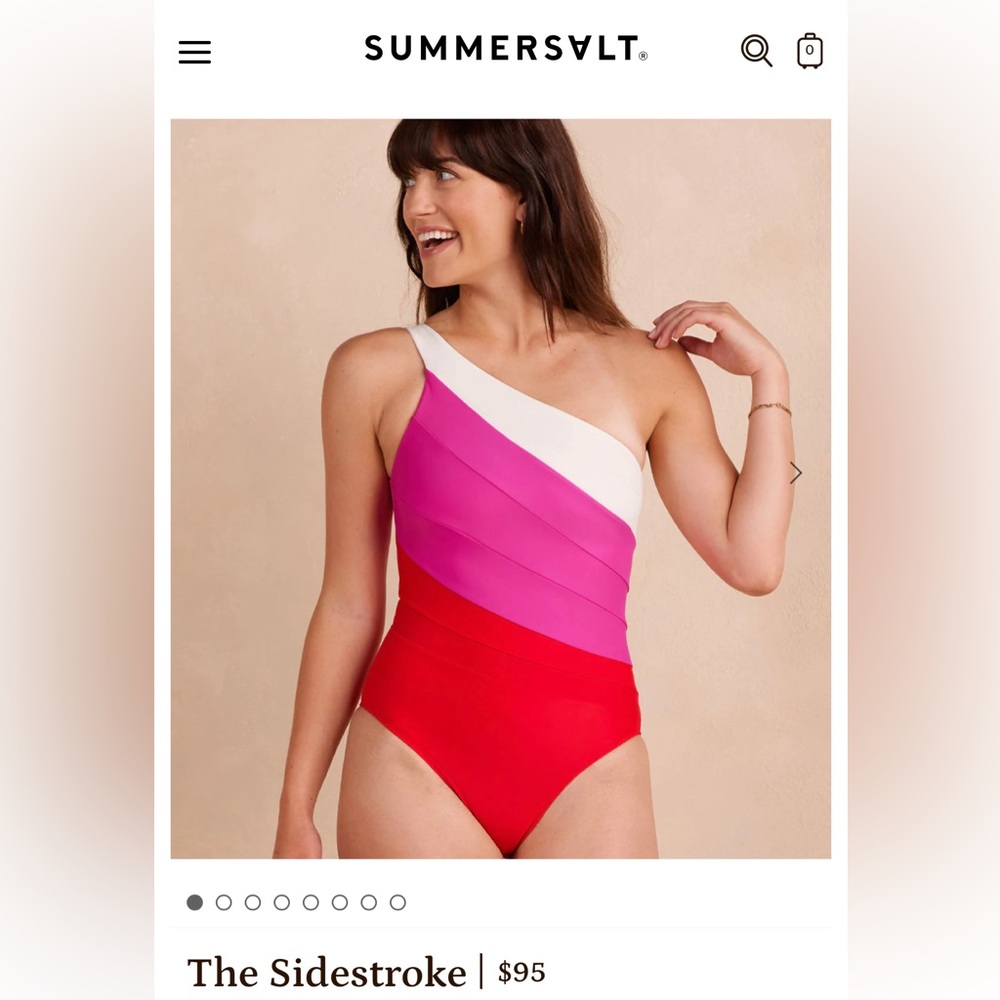 Summersalt Side Stroke Size 8 Swimsuit. Like new, only worn a few times.